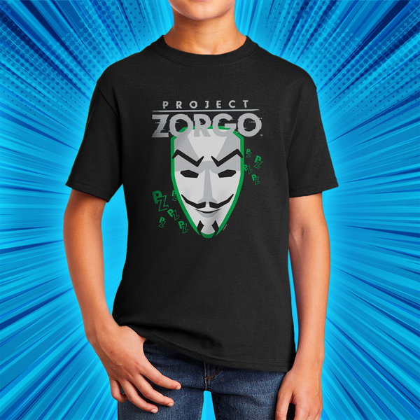 Project Zorgo™ Youth T Shirt Black Spy Ninjas Store Spyninjasstore 9058