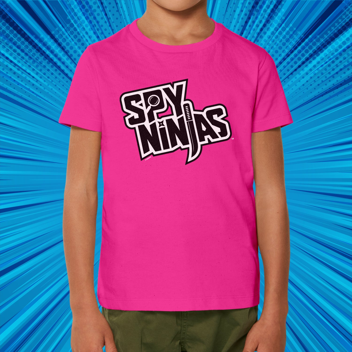 Spy Ninjas Team Colors - Adult SS Tee | Spy Ninjas Store Adult X-Large / Pink