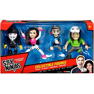 Spy Ninjas Action Figure Set, 4 Pieces 